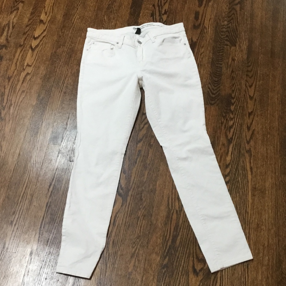 GAP Classic White Corduroy Pants